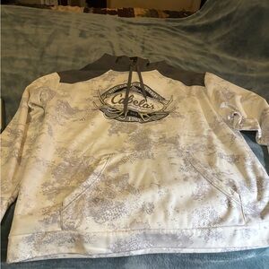 Cabela's Charcoal and Ivory Hoodie